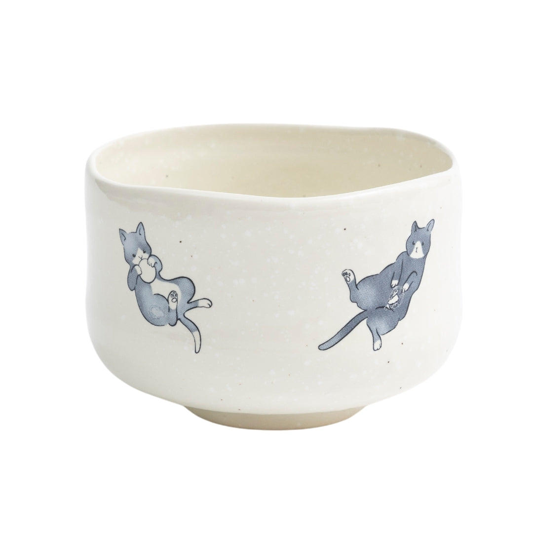 抹茶碗 猫 オリジナルキャラクター