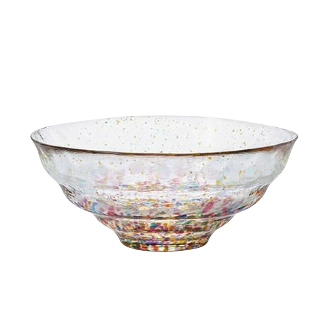 津軽びーどろ 抹茶椀 金彩