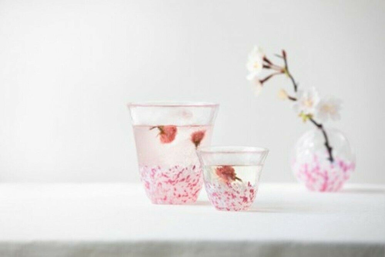 津軽びいどろ 桜 グラス