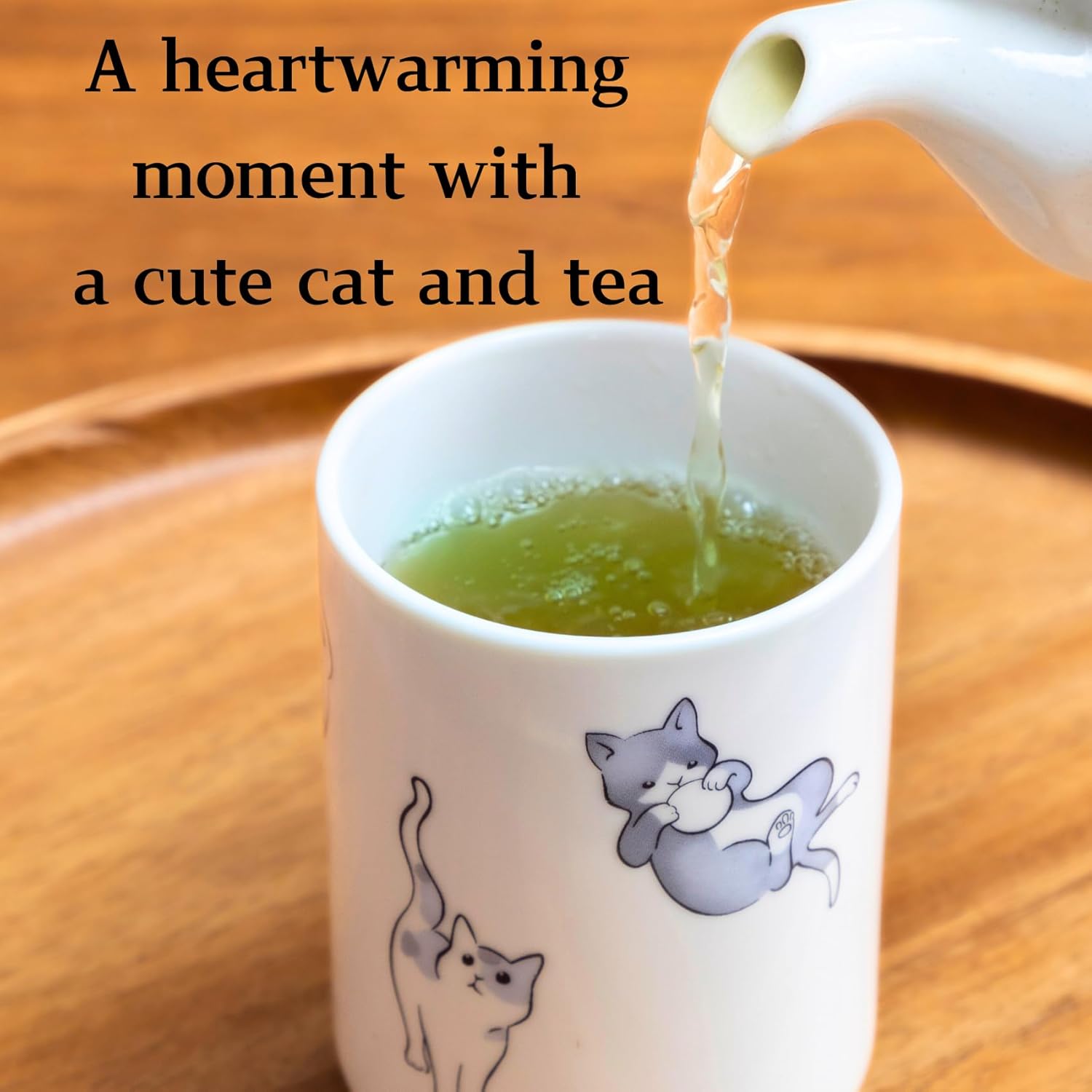 寿司湯呑 猫 オリジナルキャラクター