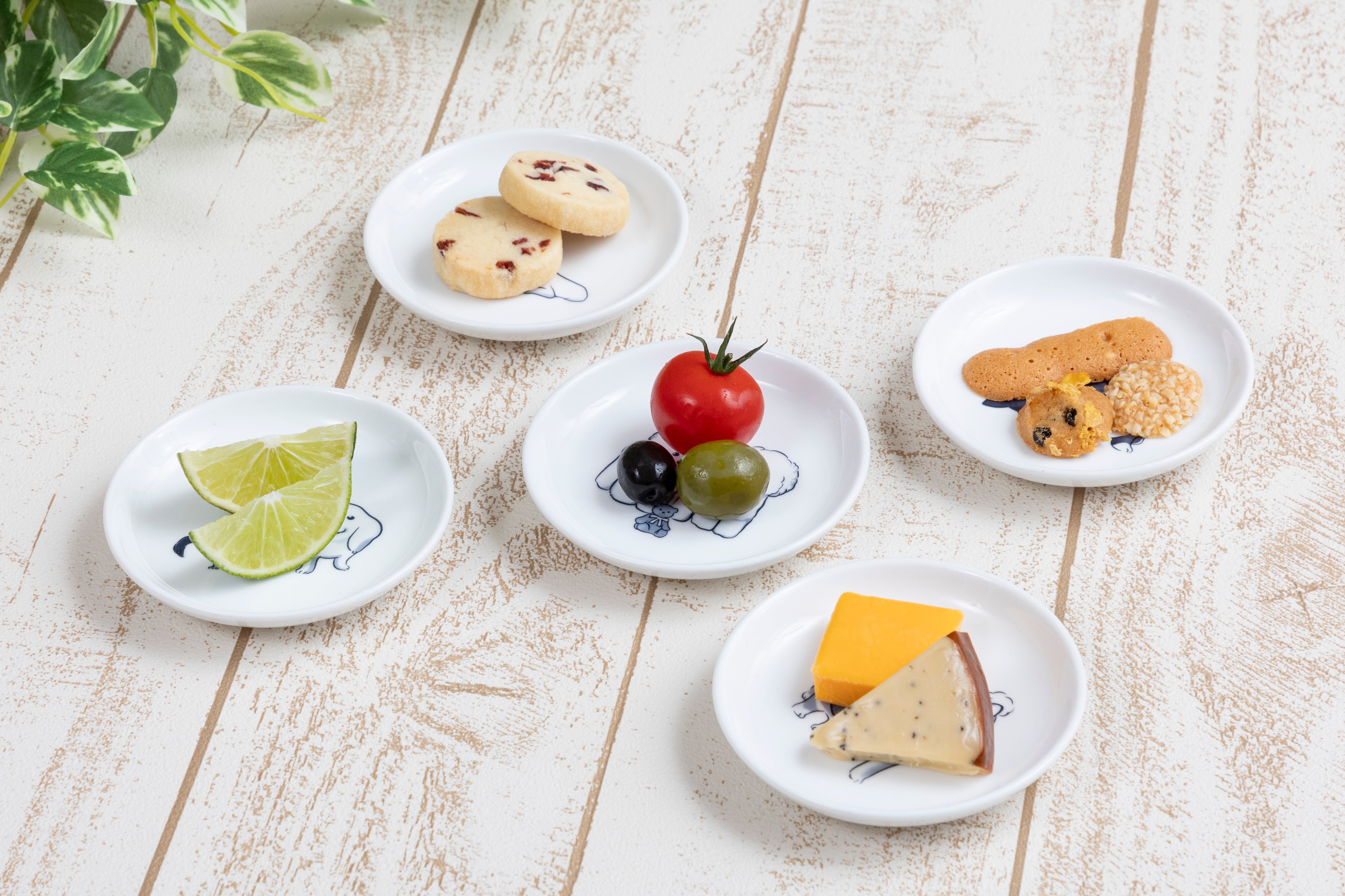 Small Plates Mini Plates Dog Set Original Character