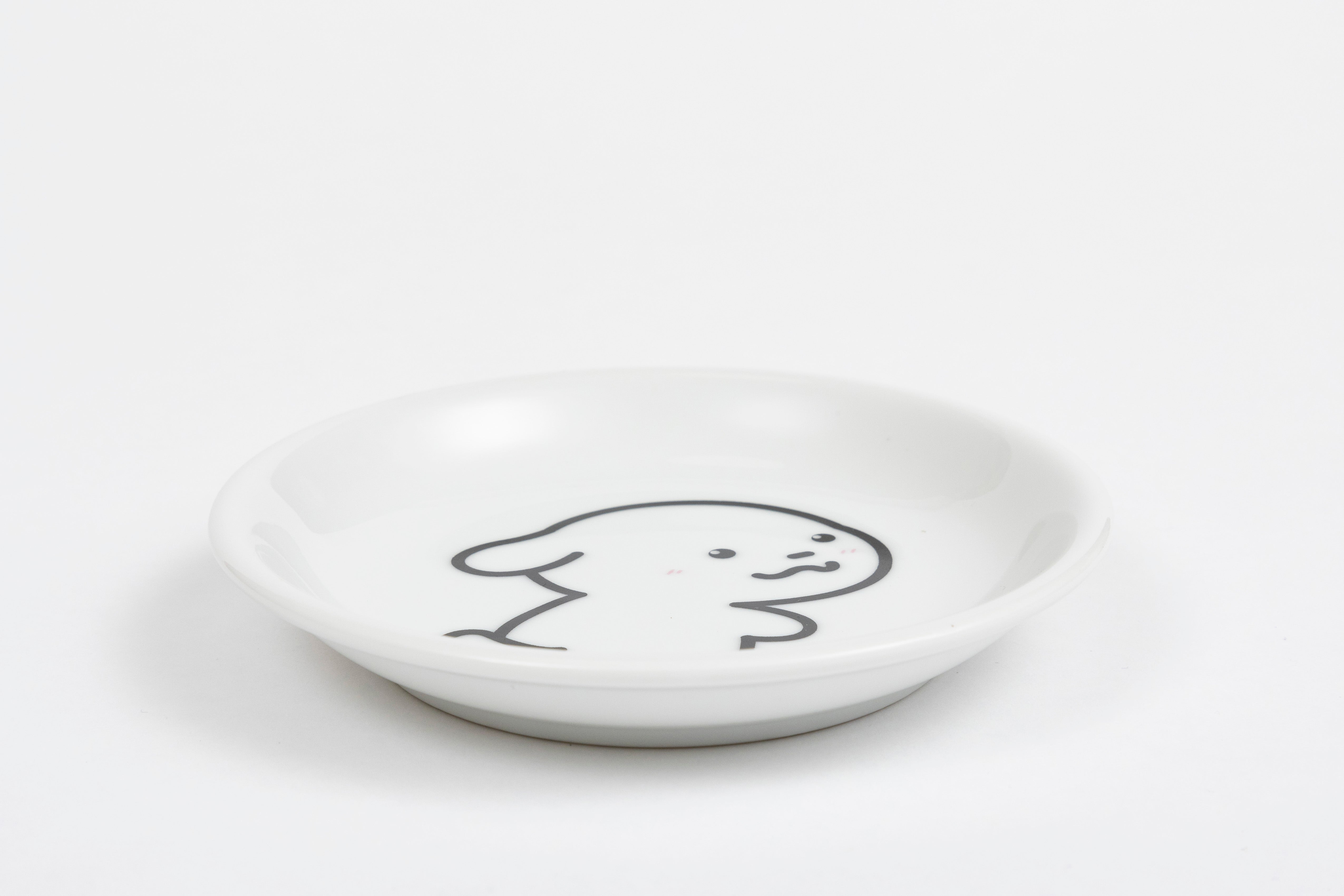 Original Character Plates Dog Cinnamon Set