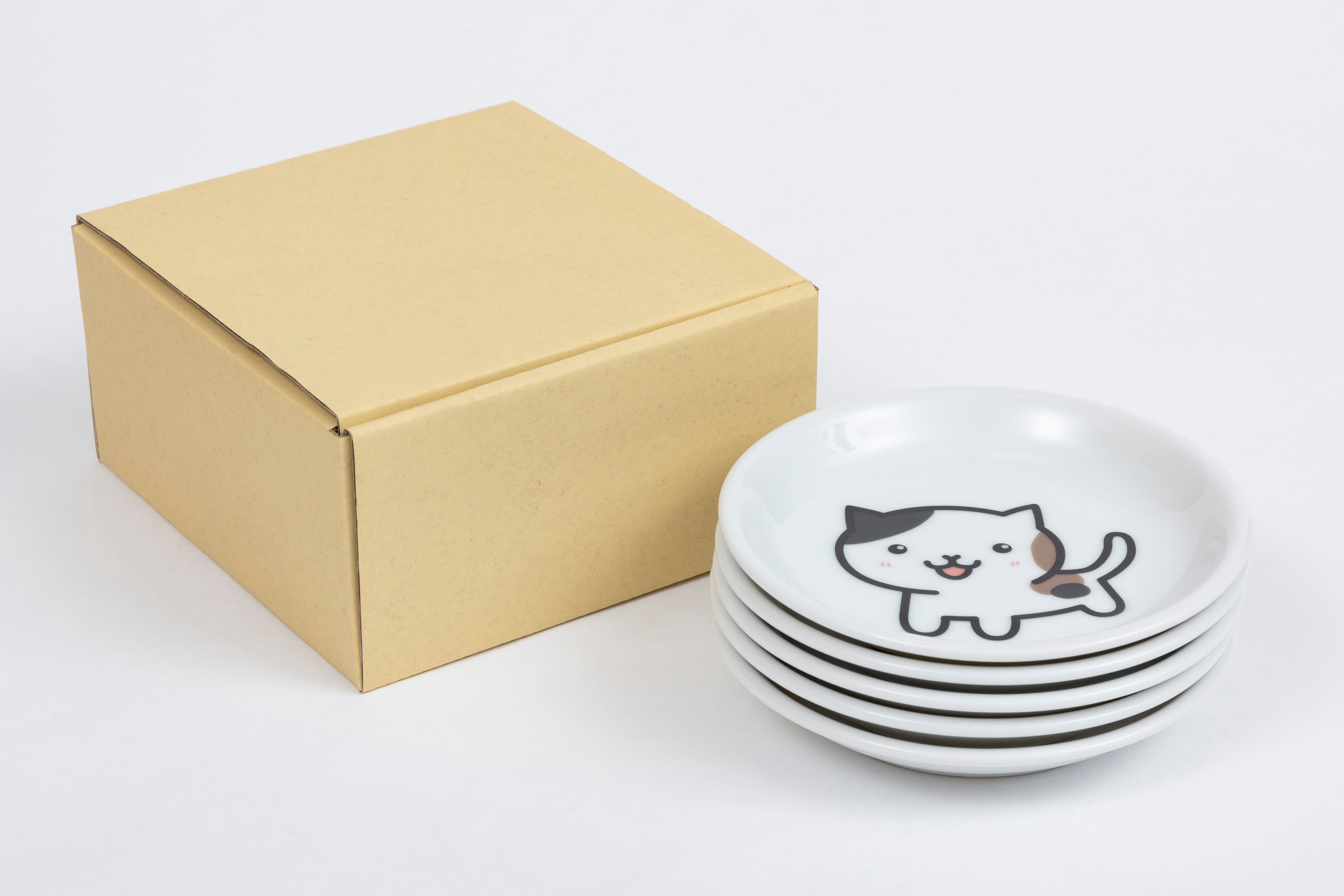 Original Character Plates Cat Cinnamon Set