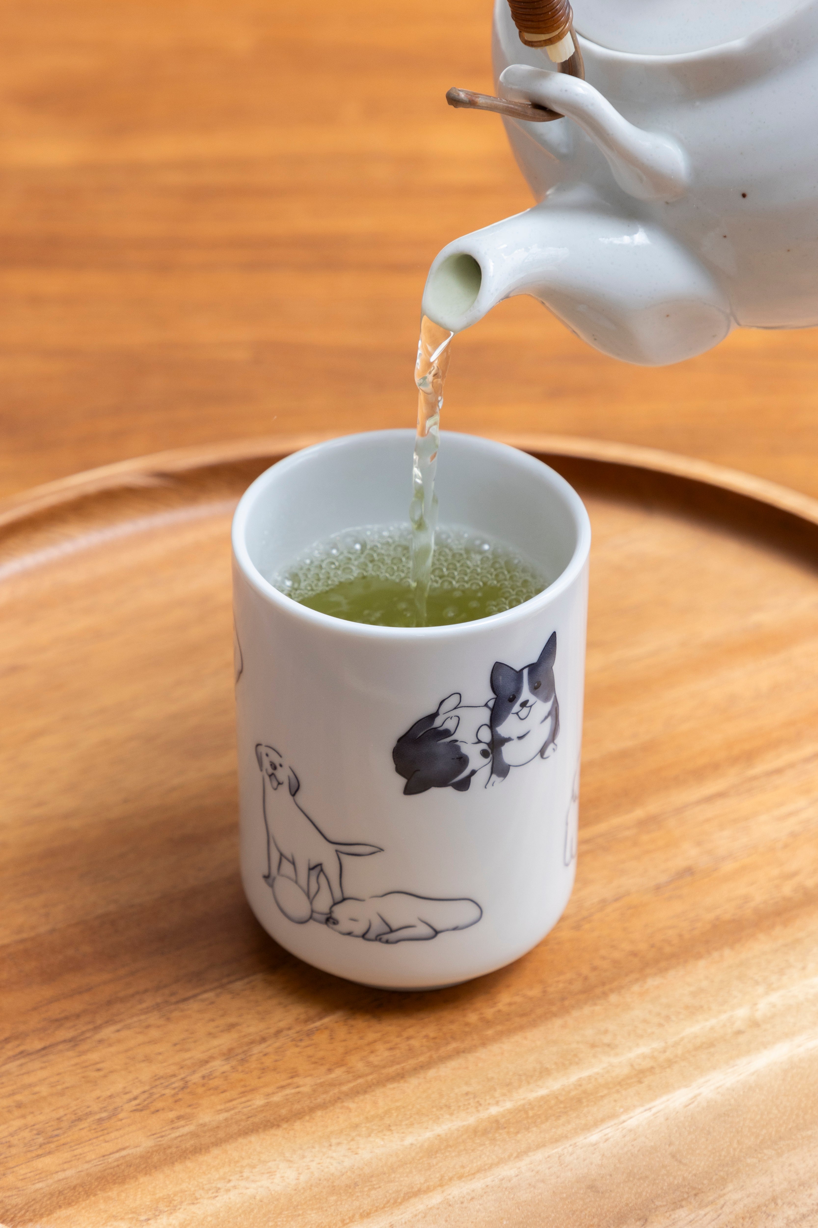 寿司湯呑 犬 オリジナルキャラクター