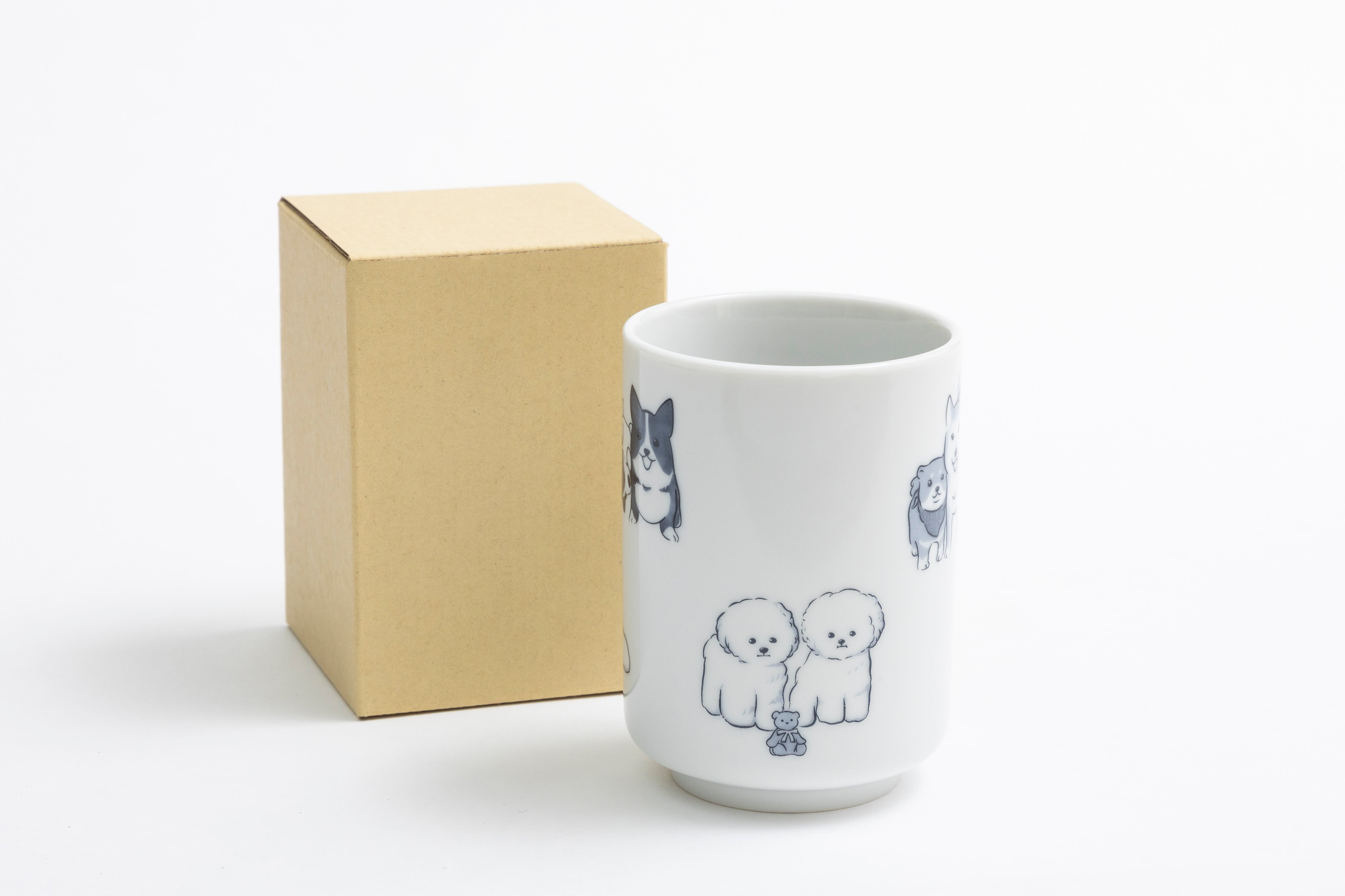 寿司湯呑 犬 オリジナルキャラクター