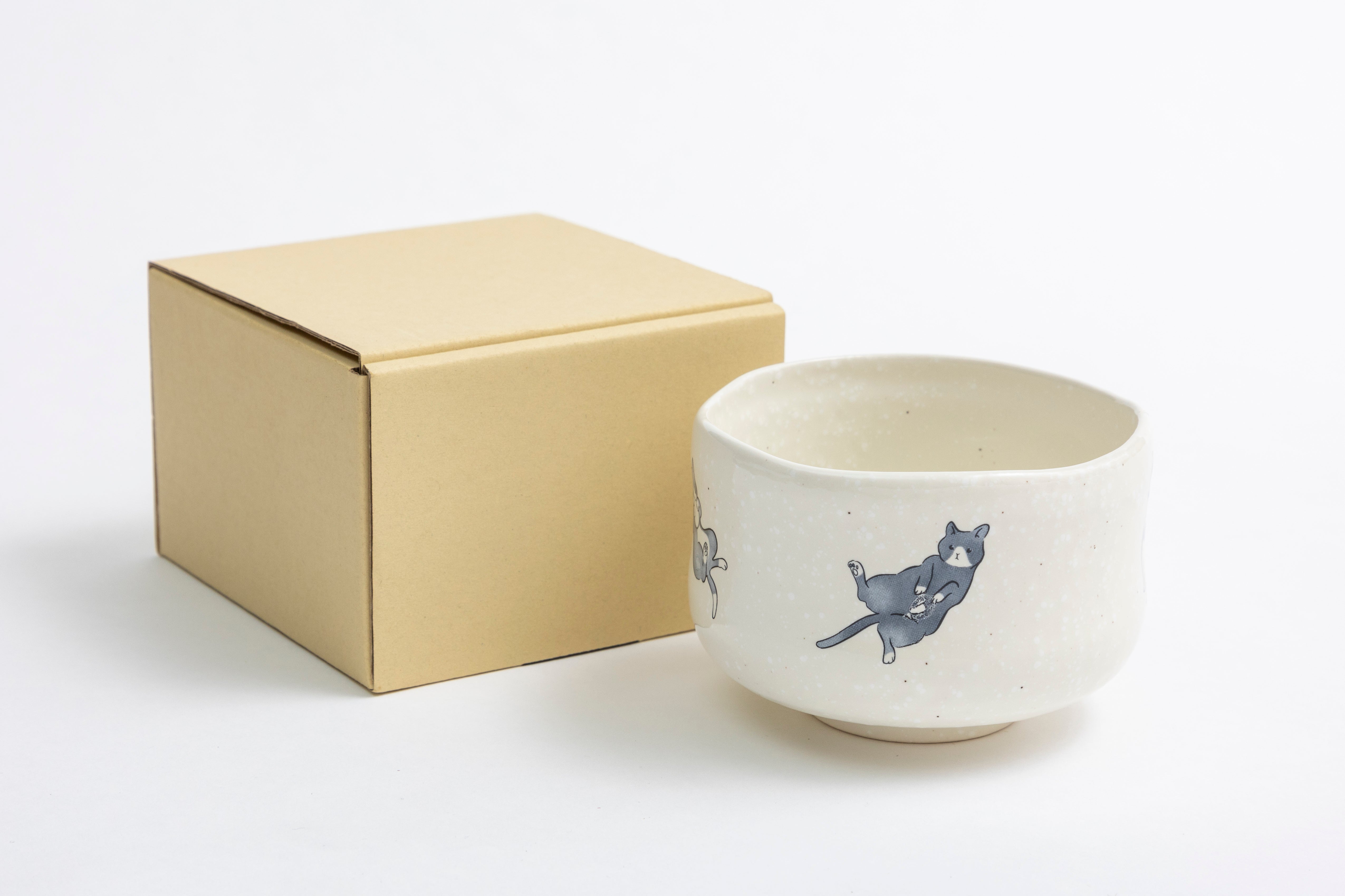 抹茶碗 猫 オリジナルキャラクター