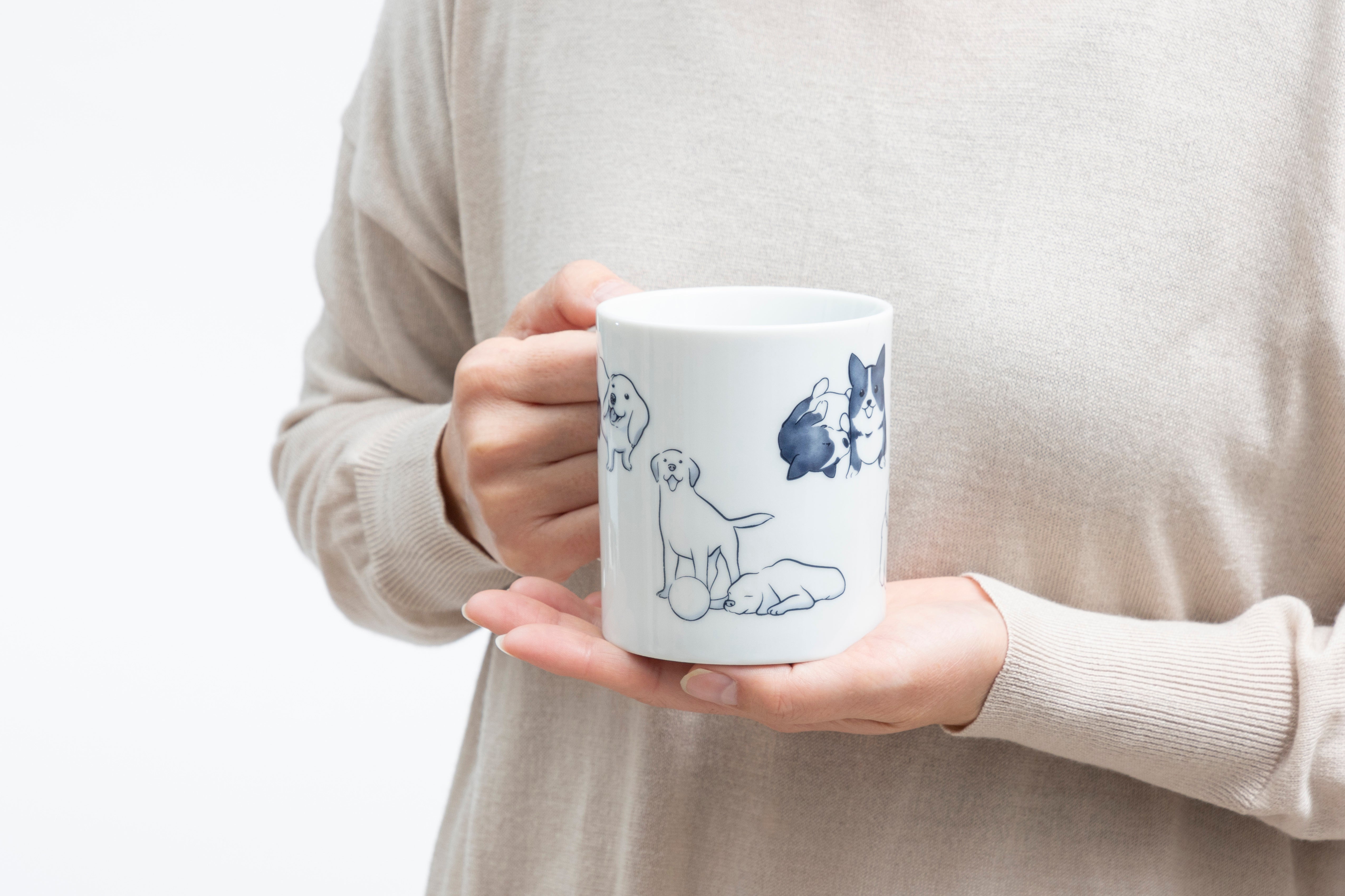 マグ 犬 10 oz (300 ml) オリジナルキャラクター