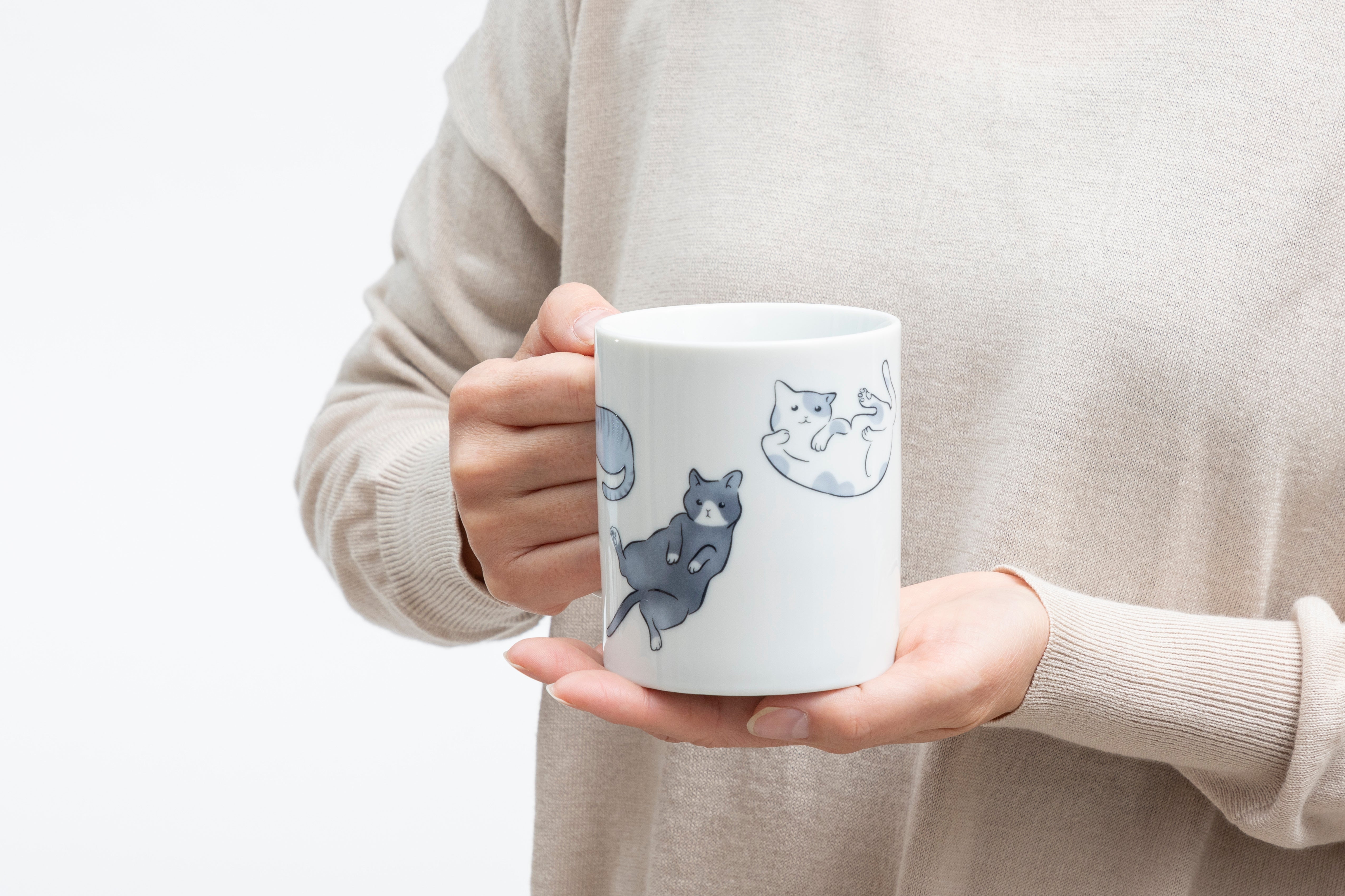 マグ 猫 10 oz (300 ml) オリジナルキャラクター