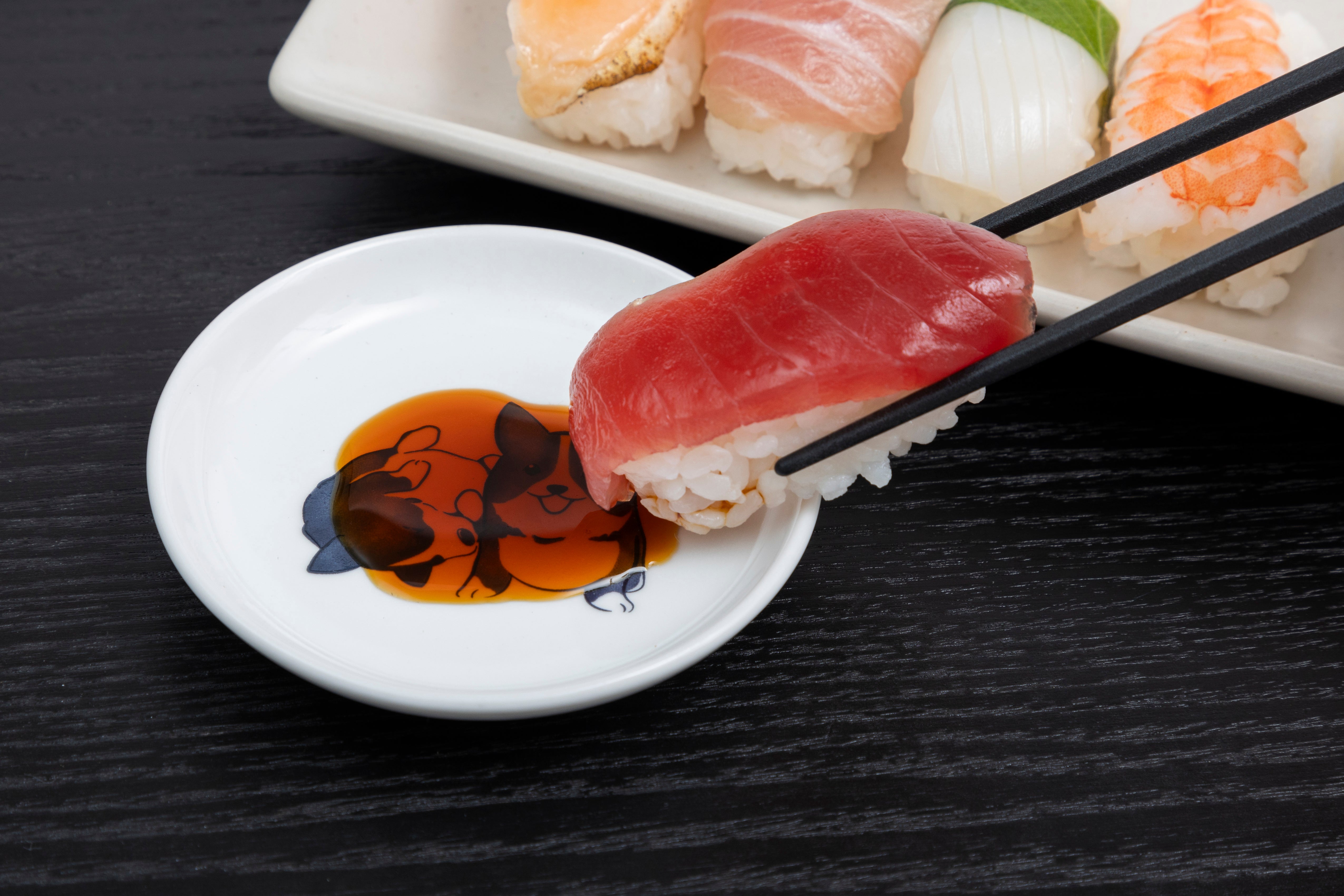 Small Plates Mini Plates Dog Set Original Character